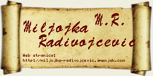 Miljojka Radivojčević vizit kartica